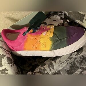 Off-White Vibrant Sneakers Pink Orange Yellow